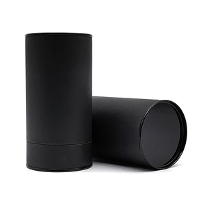 Flacon de parfum en verre vide de luxe personnalisé de 30 ml et 50 ml, boîte cylindrique ronde en carton, emballage en tube de papier, sac en papier pour parfum - Product Image 2