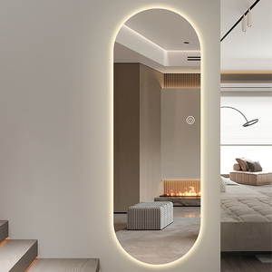 Bắc Âu hiện đại hình bầu dục hình thông minh LED phòng tắm gương kính treo tường defogging gương với màn hình cảm ứng chiếu sáng - Product Image 5