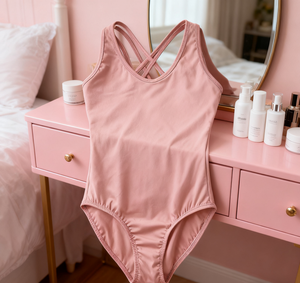 Venta caliente de alta calidad niños niñas Ballet danza leotardos Rosa <span class=keywords><strong>blanco</strong></span> negro camisola hecha de algodón suave bajo MOQ barato - Product Image 5