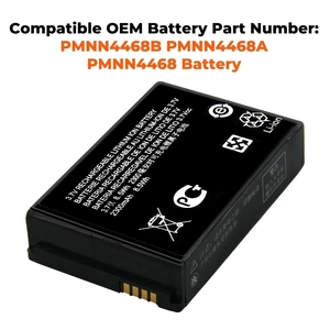 Batterie Li-ion de remplacement 2300mAh PMNN4468B PMNN4468A PMNN4468 pour radio SL300 SL1M SL2K - Product Image 1
