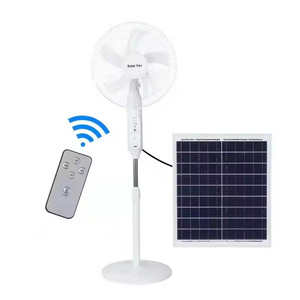 Ventilador Solar Eléctrico de 12 Pulgadas con Carga USB y Batería, Viento Potente, Portátil, Disponible en Nigeria - Product Image 3