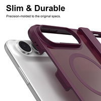 Coque de téléphone magnétique pliable antichoc pour iPhone 18 Pro Duo, coque de téléphone anti-chute mate pour iPhone 18 Pro Max