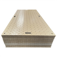 Tapis de protection du sol antidérapant en polyéthylène pour plateforme de travail de grue de construction, équipement lourd