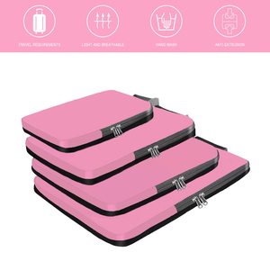 Ensemble de 4 cubes de compression de différentes tailles, sacs de rangement pour vêtements de voyage imperméables et économiseurs d'espace - Product Image 6
