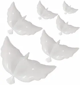 Pigeon Bentuk Balon Helium Putih Dove Balon Putih Besar Memorial Balon untuk Pernikahan Pemakaman Ulang Tahun Pesta Pertunangan