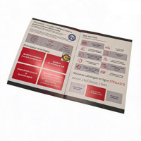 Impression de brochures, catalogues et magazines personnalisés en couleur avec reliure agrafée, couverture souple plastifiée, fabriqués en Chine