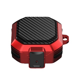 Funda para <span class=keywords><strong>Samsung</strong></span> Galaxy <span class=keywords><strong>Buds</strong></span> Pro <span class=keywords><strong>2</strong></span> con Gancho, Bloqueo de Interruptor, Textura de Fibra de Carbono, Funda Protectora a Prueba de Golpes para Galaxy <span class=keywords><strong>Buds</strong></span> <span class=keywords><strong>2</strong></span> Live - Product Image 1