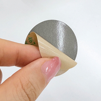 Étiquettes RFID anti-métal robustes NTAG213 à noyau de ferrite, 40 mm, adhésives, encapsulées dans de l'époxy, avec couche anti-métal, ISO14443A, étiquettes NFC programmables