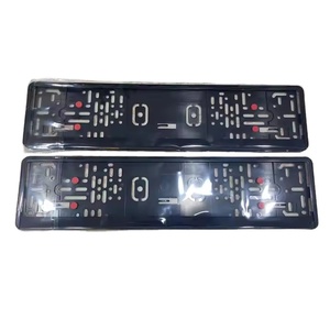 Biểu Tượng Tùy Chỉnh Nhựa Châu Âu Xe Giấy Phép Tấm Khung Đức Xe Số Tấm Chủ Châu Âu Giấy Phép Tấm Bìa Bán Buôn - Product Image 4