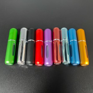 Mini dễ thương bơm lại du lịch Nhôm + Nhựa 5ml Parfum Mẫu chai nước hoa phun Atomizer trong kho - Product Image 2