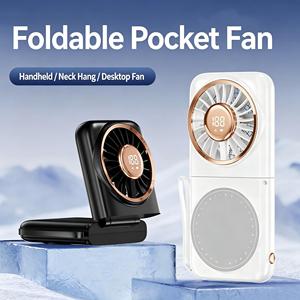 Ventilateur de poche mini portable blanc, retour et remplacement en ligne uniquement - Product Image 1