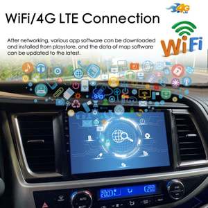 128GB Ai Voice <b>Android</b> 13 Screen Car Radio 2Din for Toyota Highlander 2015 - 2018 CarPlay Stereo GPS Multimedia Video Player - Product Image 6