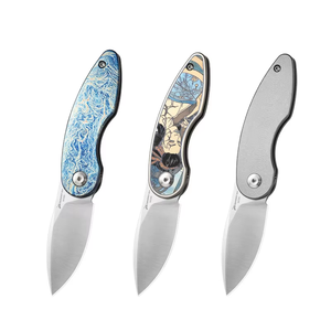 Coltello Tascabile PioneerEDC in Acciaio M390, Coltello Pieghevole in Titanio Gr5, Alta Durezza, Multifunzionale per Sopravvivenza e Uso Esterno - Product Image 1