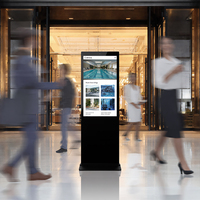 Pantalla LCD Interactiva de 32 43 49 55 Pulgadas para Publicidad, Señalización Interior, Kiosco Digital con Pantalla Táctil/Sin Táctil