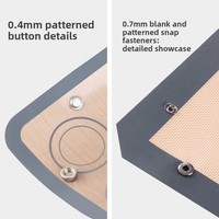 Tapis de cuisson en silicone épaissi, résistant au lave-vaisselle et aux aliments, couleur personnalisable pour la cuisson du pain, des macarons et des biscuits