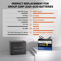 Batterie LiFePO4 12,8 V 65 Ah à Vente Directe Usine avec BMS Intelligent, Surveillance Bluetooth, 4000 Cycles, pour Onduleur UPS, Éclairage Solaire Public, Certifiée CE