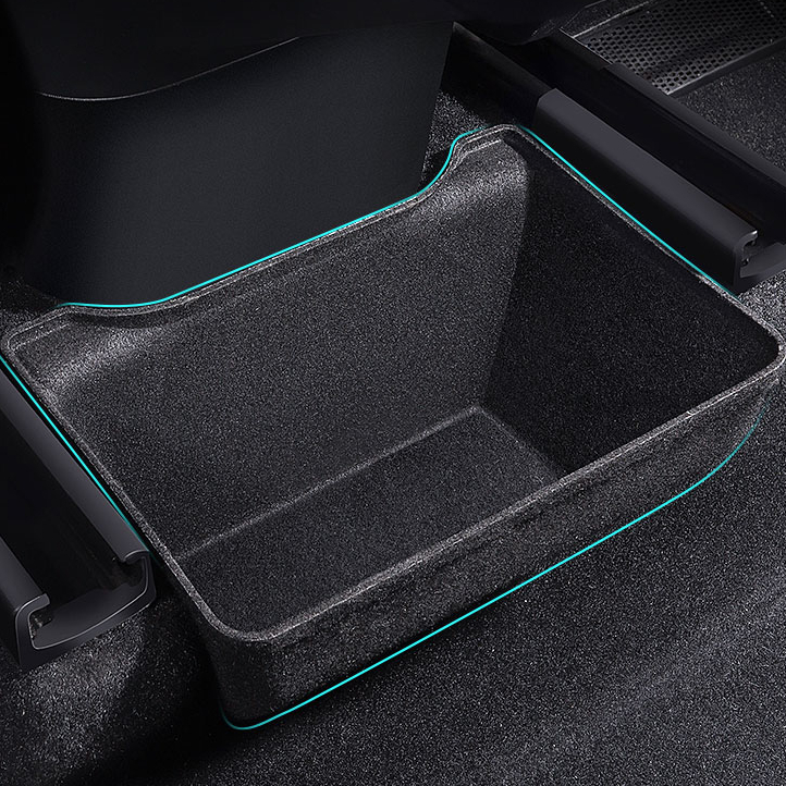 Ящик для хранения в багажнике автомобиля, нижний ящик для хранения для Tesla модели Y, ящик для хранения в заднем сиденье