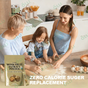 OLLI Penjualan Panas OEM Grosir Bubuk Pemanis Massal Ekstrak Buah <span class=keywords><strong>Monk</strong></span> Erythritol/Paduan Ekstrak Stevia Bersertifikat <span class=keywords><strong>HALAL</strong></span> ISO Kosher - Product Image 2