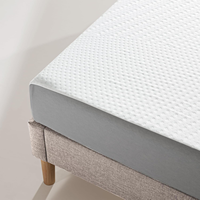 Matelas orthopédique personnalisé Queen Size en mousse à mémoire de forme pure gel, style moderne doux, blanc, qualité hospitalière, à ressorts pour chambre à coucher