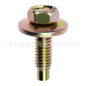 Pernos hexagonales Ford con arandelas giratorias libres 1/4-20 x 7/8 para reemplazo y reparación de sujetadores de acero para automóviles - Product Image 3