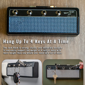 Blues musique clé stockage Jack <span class=keywords><strong>support</strong></span> porte-clés <span class=keywords><strong>guitare</strong></span> mur porte-clés <span class=keywords><strong>support</strong></span> Vintage <span class=keywords><strong>amplificateur</strong></span> décoration de la maison bricolage - Product Image 2