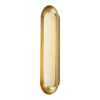 Applique murale LED rétro en laiton et albâtre espagnol, style moderne américain, faite à la main et personnalisée, pour hall d'hôtel, couloir, chambre à coucher