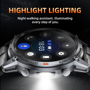 Đồng hồ thông minh S350 Đồng hồ thông minh 1.53 inch HD màn hình lớn BT cuộc gọi với đèn pin kiểm tra Chỉ Số Tình yêu IP68 Đồng hồ thông minh nam nữ chống nước - Product Image 2