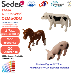 โมเดลสัตว์จิ๋ว วัสดุ PP ABS แบบสุ่มในกล่อง ของสะสมซีรีส์ฟาร์ม ของเล่นแคปซูลเซอร์ไพรส์ สำหรับนักสะสมของเล่นสุดฮิตและเป็นของขวัญ - Product Image 1