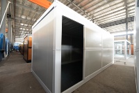 Maison conteneur pliable de 20 pieds, structure en acier, certifiée CE, étanche, bureau préfabriqué, dortoir pour projets d'infrastructure