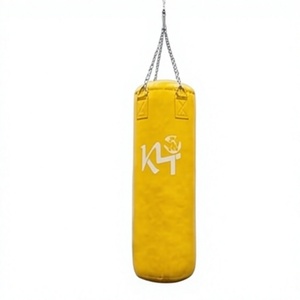 Sac de boxe d'entraînement en tissu Oxford jaune K4 avec remplissage de sable pour usage en salle de sport pour adultes - Product Image 1