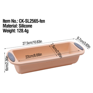 Molde de silicona de grado alimenticio <span class=keywords><strong>para</strong></span> <span class=keywords><strong>pan</strong></span> con asas antideslizantes, rectangular, <span class=keywords><strong>para</strong></span> hornear <span class=keywords><strong>pan</strong></span> tostado, pastel de plátano, pastel de carne y <span class=keywords><strong>pan</strong></span> de <span class=keywords><strong>levadura</strong></span> - Product Image 5