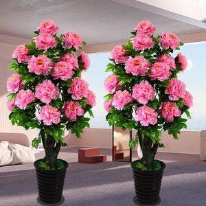 Venta al por mayor árbol <span class=keywords><strong>artificial</strong></span> peonía planta para decoración árbol peonía plantas artificiales árboles <span class=keywords><strong>flor</strong></span> <span class=keywords><strong>artificial</strong></span> con maceta - Product Image 2