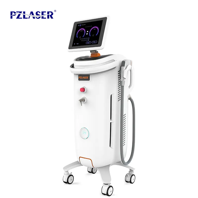 EOS ICE Depilador Laser Profesional Diode Vertikal Mesin Laser Penghilang Rambut Dioda Permanen Laser Penghilang Rambut 808