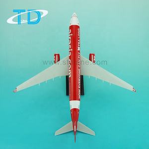 Modelo de Avión de Resina Personalizable para Decoración de Interiores, AirAsia <span class=keywords><strong>A330</strong></span>-300, Escala <span class=keywords><strong>1</strong></span>:<span class=keywords><strong>100</strong></span>, 47 cm, Regalo Promocional Empresarial - Product Image 6