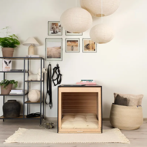 คอนโดไม้ลังสุนัขหรูหราทันสมัยพร้อมประตูยกเคลื่อนย้ายได้และประกอบง่ายมีสไตล์เพิ่มพื้นที่อยู่อาศัยของคุณ - Product Image 5