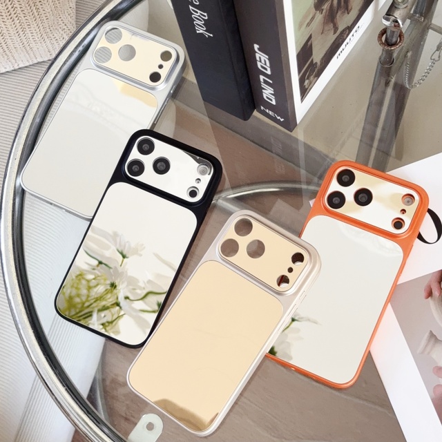 Fashion Invisible Magnetic Mirror Phone Case for iPhone 17 ProMax 16 15 14 13 Pro Max Large Window Shockproof Cover