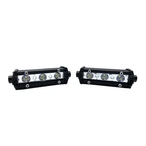 Adt luz de led slim 18w 36w 54w 72w, barra de luz para inundação, combo universal para carro, caminhão, suv 4wd atv, barra de luz led