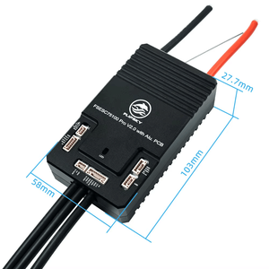Controlador de Velocidad <span class=keywords><strong>Flipsky</strong></span> <span class=keywords><strong>75100</strong></span> Pro V2.0 con PCB de Aluminio Basado en VESC para Robots RC, Patinetas Eléctricas, Scooters, Bicicletas Eléctricas y Aeronaves - Product Image 5