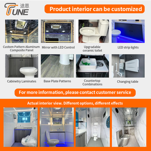 Baño Móvil de Lujo, Remolque Portátil, Baño Prefabricado VIP para Exteriores con Acceso para Sillas de Ruedas y Ducha - Product Image 4