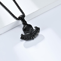 Pendentif amulette ancre viking de haute qualité, rune nordique, acier inoxydable, collier hache pour homme, tendance Naisi