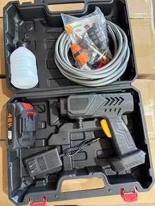 Pulvérisateur <span class=keywords><strong>d</strong></span>'eau haute pression Portable multifonction 21V laveuse de voiture alimentée par batterie au Lithium <span class=keywords><strong>nettoyant</strong></span> Portable en plastique de haute qualité - Product Image 4