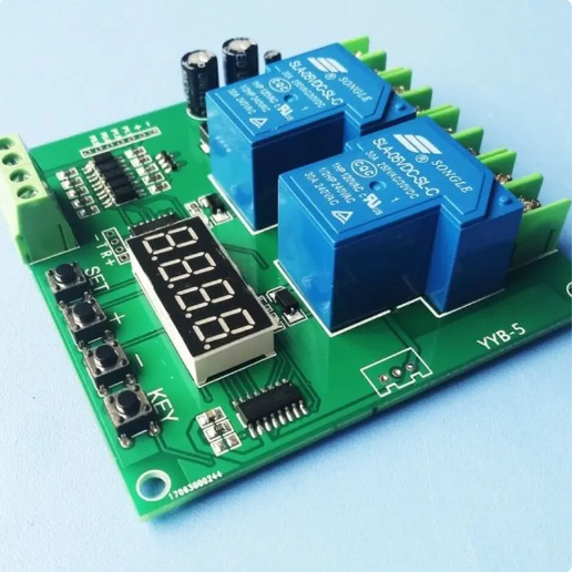 YYB-5 DC YYB-3 AC Two-way Relay AC Motor Forward and Reverse Module DC 12V/24V Circuit Board Solenoid Valve Pump Controller