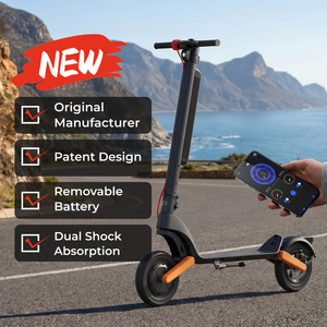 New 350w Fast Scooter Wholesale <b>Cheap</b> Full Suspension Trotinette Electrique Fold EScooter X21 for Adults Kick E Scooter - Product Image 4