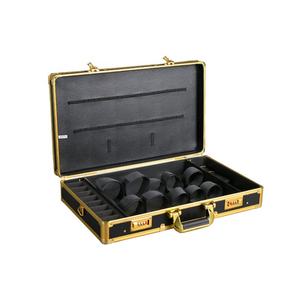 Maletín de Herramientas de Peluquería para Barbero de Etiqueta Privada al Mejor Precio, Caja de Aluminio Dorado con Cerradura de Contraseña - Product Image 1
