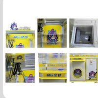 Nouveau design 2026, machine de jeu d'arcade géante commerciale robuste, grue attrapeur de peluches avec accepteur de pièces, version espagnole, garantie 1 an
