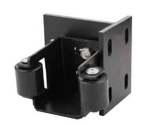 <span class=keywords><strong>Support</strong></span> de porte coulissante moderne en acier argenté avec roulettes en nylon durables pour usage extérieur, garantie 1 an, installation par vis - Product Image 6