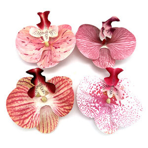 Tùy Chỉnh Đẹp 3D Hoa Bướm Phong Lan Clip Kẹp Tóc Nhân Tạo Phalaenopsis Thực Tế Hoa DIY Trang Trí Phụ Kiện - Product Image 3