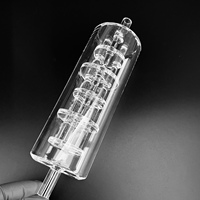 Colonne de filtration de gaz multicouche en quartz fusionné sur mesure pour CVD semi-conducteur