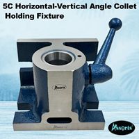 Assort's 5C Porte-outil de serrage à angle horizontal-vertical, norme BT, pour usinage de l'acier, garantie 1,5 an, gris