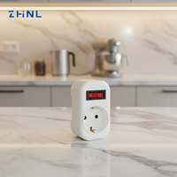 Adaptateur de prise électrique universelle internationale de sécurité 16A 250V EU 2 broches française et allemande avec 1 interrupteur de sortie